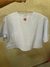 CROPPED COSTELA BRANCO/ VERMELHO - loja online