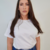 Kit 6 camisetas gola redonda feminina