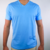 Kit 4 camisetas gola v masculina