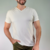 Kit 5 camisetas gola v masculina