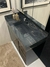 Conjunto Cava em laca Preta com Bancada Porcelanato Nero Gold e Cuba Esculpida 1,20 x 0,48 na internet