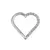 Argola Daith Heart - loja online