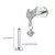 Labret Duplo Navete Pingente