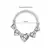 Argola Daith Coração - Empatia na Agulha Joaillerie