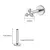 Labret Titanio Trinity - Empatia na Agulha Joaillerie