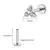 Labret Titanio Trinity
