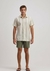 CAMISA MC NICE - LISTRA VERDE