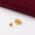 BRINCO PONTO DE LUZ INFANTIL BANHADO OURO 18K - comprar online