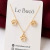 CONJUNTO PET INFANTIL SEMIJOIA OURO 18K