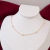 CHOKER PÉROLA SEMIJOIA OURO 18K