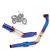 Imagen de Escape Racing Titanio Azul para Yamaha MT-15 y R15 V3/V4 (2017–2023) | VISA Refacciones |