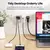Suporte de tira do carregador de telefone Toocki, suporte para GaN USB tipo C, suporte de armazenamento sem soco, 100W, 140W - comprar online
