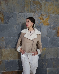 campera gamulan importada con corderito interno