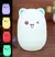 Gatinho Sonhador Azul LED