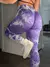 Calça feminina tie-dye sem costura pêssego bunda cintura alta estiramento fitn