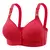 Novo tamanho grande fivela frontal sexy push up sutiã feminino ajustável copo