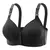 Novo tamanho grande fivela frontal sexy push up sutiã feminino ajustável copo na internet