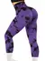 Calça feminina tie-dye sem costura pêssego bunda cintura alta estiramento fitn - GR Ofertas