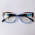 Armação de Grau Vivi - Óculos de Grau - Azul e Animal Print - loja online