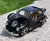 Miniatura Carros 1:18 clássico carro Fusca preto liga metal