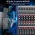 Mesa de Som 12 Canais Mixer Profissional Entrada Computador UBS Audío