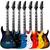 Kit Completa Guitarra elétrica , 6 cordas, 24 frets, peças e aces - comprar online