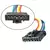 Chicote Circuito Lanterna traseira para Citroen Peugeot 206 207 208 301 307 308 508 1007 2008 C3 C4 na internet