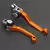 Par de Manetes Retrátil Motocross Vários Modelos de Cores - comprar online