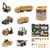 kit de Carros de Brinquedo Construção modelos 6pç e 8pçs - loja online