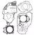 Kit Junta motor Honda, CRF250R 2004-2009, CRF250X, - comprar online