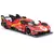 Miniatura Carros Bburago 1:43 Le mans ferrari 499p 2022 488 250 512 liga de luxo veículo diecast
