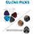 kit Correia de guitarra para baixo elétrico e acústico, 10 peças, inclui 5 palhetas - comprar online