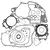 Kit Junta motor Honda, CRF250R 2004-2009, CRF250X, - comprar online