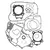 Kit Junta motor Honda, CRF250R 2004-2009, CRF250X, - Shop deComex Import