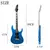 Kit Completa Guitarra elétrica , 6 cordas, 24 frets, peças e aces