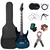 Kit Completa Guitarra elétrica , 6 cordas, 24 frets, peças e aces - loja online