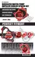 Rotor Bomba Agua CRF250R CRF250RX CRF250RWE CRF250R CRF250RX CRF250WE 2018-2025( pas mais largas ) na internet