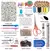 Imagem do Kit de costura multifuncional completo. Contém ferramentas e acessórios para costura, bordado e uso doméstico ou em viagens.