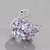 Imagem do Broche feminino em formato de cisne com strass. Acessório sofisticado, ideal para roupas elegantes e looks refinados.