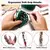 Kit com 14 agulhas de crochê em alumínio, tamanhos de 2.25 a 10.0 mm. Design girassol com cabos ergonômicos e estojo organizador incluso. - loja online