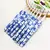 Conjunto de ganchos de crochê com cabo ergonômico estilo porcelana azul e branca. Agulhas de alumínio, ideais para trabalhos com fios e lã. - loja online