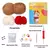 Kit de crochê MIUSIE para iniciantes, com fio, gancho e materiais. Inclui tutoriais em vídeo e ferramentas para projetos de malha DIY. - comprar online