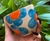 tacita china flowers blue - comprar online