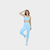 Top Canelado Blackout - Azul Celeste - loja online