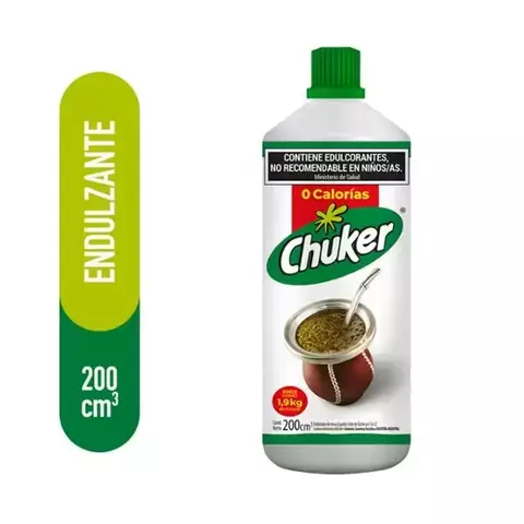EDULCORANTE LIQUIDO CHUKER CLASICO 200 CM3 - comprar online