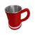 Vaso con mango 3d rojo - Biopackup
