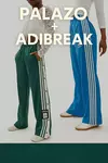 2x1 Pantalon Adidas Palazo + Adidas Adibreak