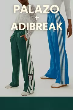 2x1 Pantalon Adidas Palazo + Adidas Adibreak