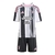 Kit infantil Juventus I 25/26 - Adidas - Preta e branca com detalhes em rosa