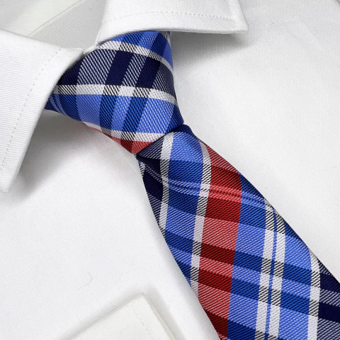 Gravata Masculina Slim Xadrez - comprar online